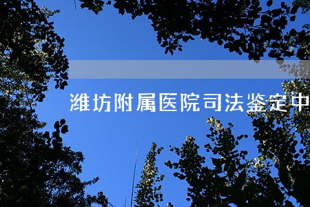 潍坊附属医院司法鉴定中心电话