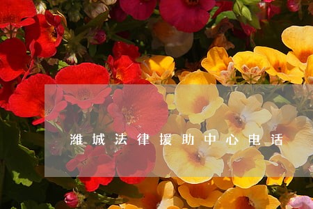 潍城法律援助中心电话 潍城法律援助中心电话