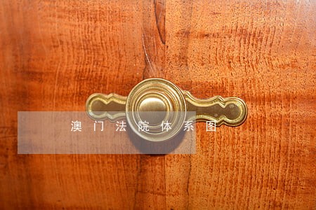 澳门法院体系图 澳门法院体系图
