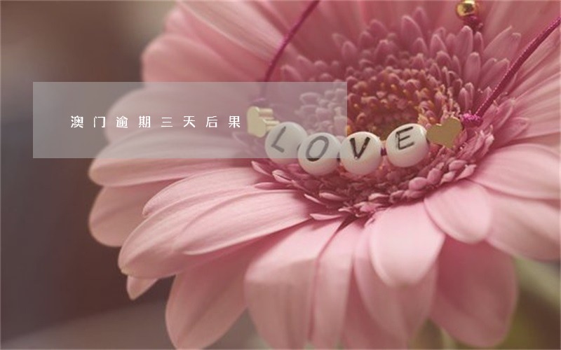 澳门逾期三天后果 澳门逾期三天后果