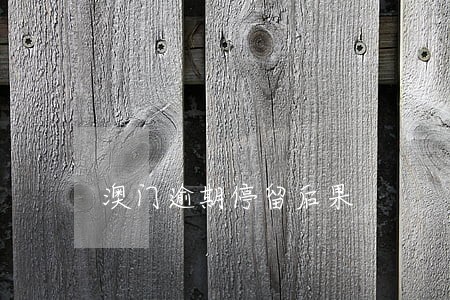 澳门逾期停留后果 澳门逾期停留后果