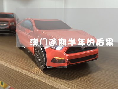 澳门逾期半年的后果 澳门逾期半年的后果