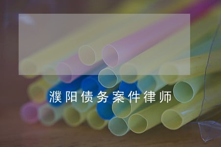 濮阳债务案件律师 濮阳债务案件律师