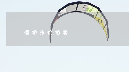 灞桥法院拍卖