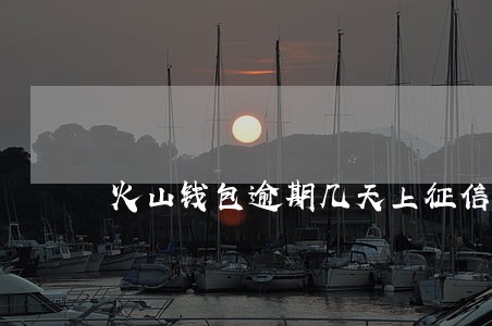 火山钱包逾期几天上征信 火山钱包逾期几天上征信