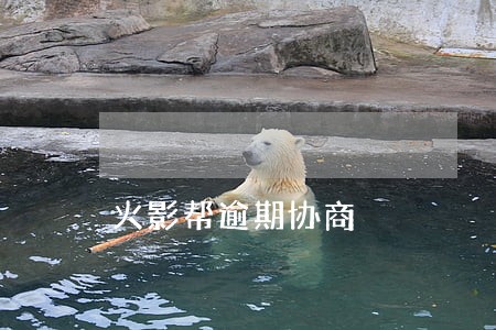 火影帮逾期协商 火影帮逾期协商