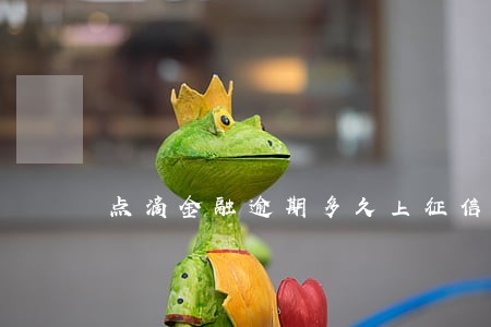 点滴金融逾期多久上征信 点滴金融逾期多久上征信