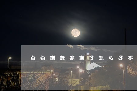 点点借款逾期了怎么还不了 点点借款逾期了怎么还不了