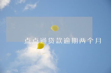 点点通贷款逾期两个月 点点通贷款逾期两个月