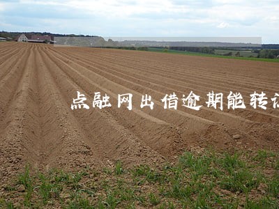 点融网出借逾期能转让吗