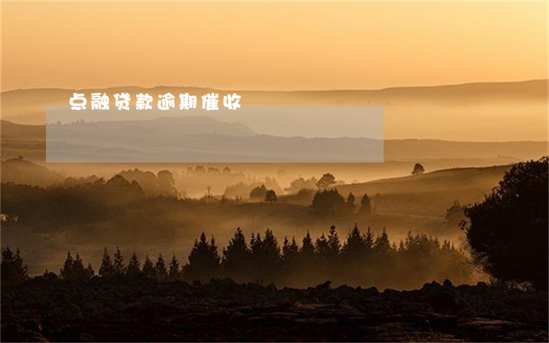 点融贷款逾期催收 点融贷款逾期催收