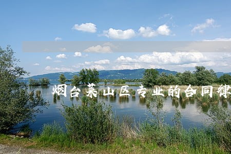 烟台莱山区专业的合同律师推荐 烟台莱山区专业的合同律师推荐
