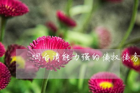 烟台请能力强的债权债务律师找谁