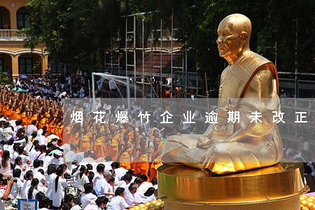 烟花爆竹企业逾期未改正的处罚 烟花爆竹企业逾期未改正的处罚