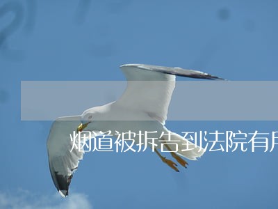 烟道被拆告到法院有用吗 烟道被拆告到法院有用吗