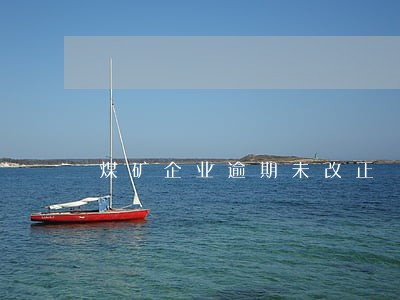 煤矿企业逾期未改正 煤矿企业逾期未改正