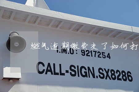 燃气逾期缴费交了如何打开 燃气逾期缴费交了如何打开