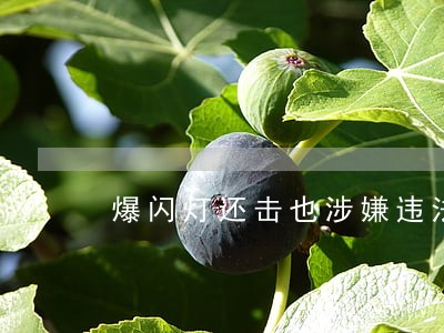 爆闪灯还击也涉嫌违法 爆闪灯还击也涉嫌违法