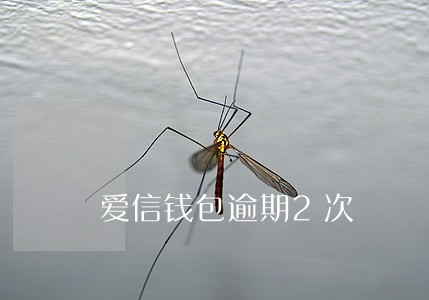 爱信钱包逾期2次 爱信钱包逾期2次