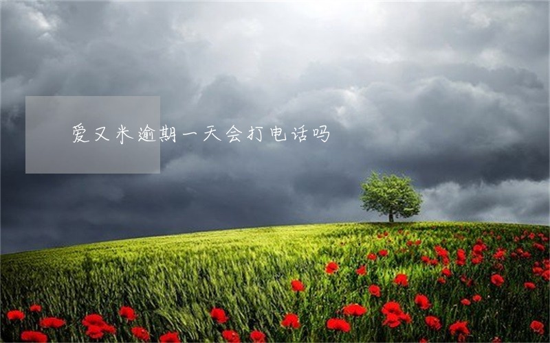 爱又米逾期一天会打电话吗 爱又米逾期一天会打电话吗