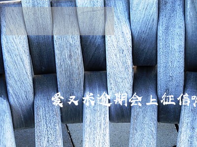 爱又米逾期会上征信嘛