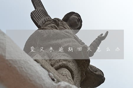 爱又米逾期四天怎么办 爱又米逾期四天怎么办