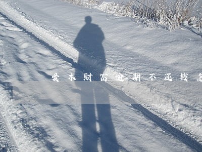 爱木财富逾期不还钱怎么办 爱木财富逾期不还钱怎么办