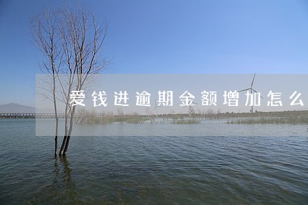 爱钱进逾期金额增加怎么办 爱钱进逾期金额增加怎么办