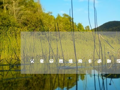 父亲问我信用卡逾期没有