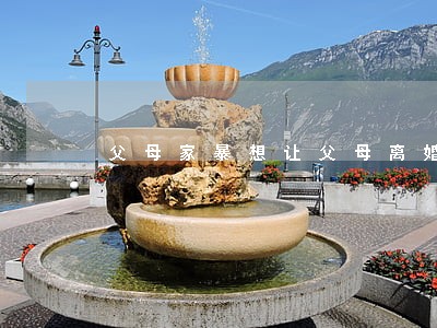 父母家暴想让父母离婚怎么做 父母家暴想让父母离婚怎么做