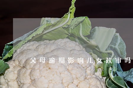 父母逾期影响儿女政审吗 父母逾期影响儿女政审吗