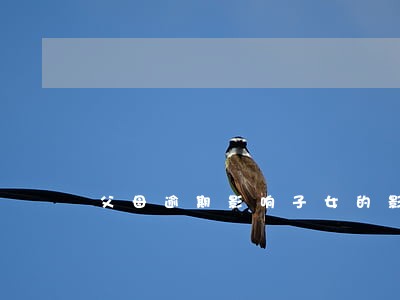 父母逾期影响子女的影响 父母逾期影响子女的影响