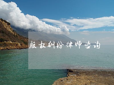 版权纠纷律师咨询 版权纠纷律师咨询