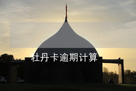牡丹卡逾期计算 牡丹卡逾期计算