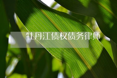 牡丹江债权债务律师 牡丹江债权债务律师