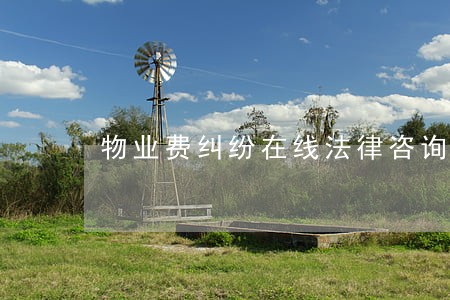 物业费纠纷在线法律咨询 物业费纠纷在线法律咨询