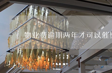 物业费逾期两年才可以催缴 物业费逾期两年才可以催缴