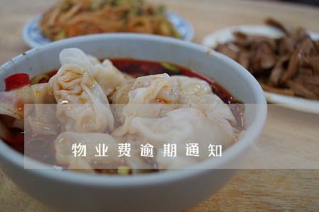 物业费逾期通知 物业费逾期通知