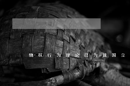 物权行为理论已为我国立法确认 物权行为理论已为我国立法确认