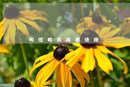 物流相关政策法规 物流相关政策法规