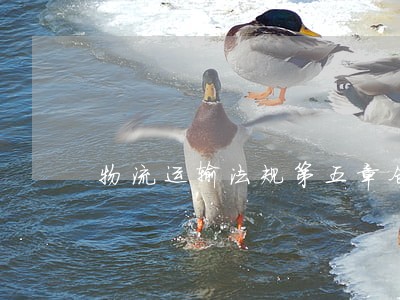 物流运输法规第五章仓储法律法规 物流运输法规第五章仓储法律法规