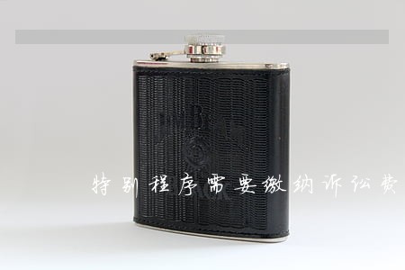 特别程序需要缴纳诉讼费吗 特别程序需要缴纳诉讼费吗