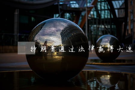 特朗普通过法律赢得大选吗 特朗普通过法律赢得大选吗