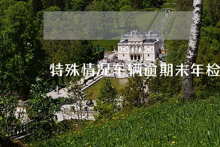 特殊情况车辆逾期未年检 特殊情况车辆逾期未年检