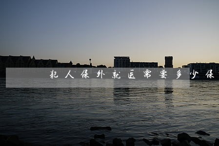 犯人保外就医需要多少保证金