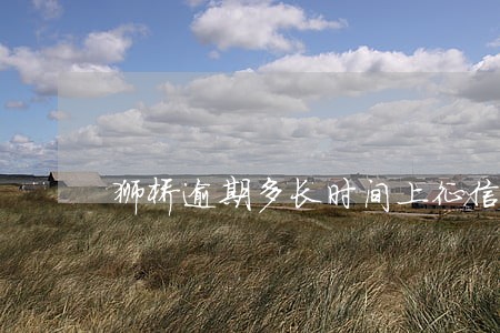 狮桥逾期多长时间上征信 狮桥逾期多长时间上征信