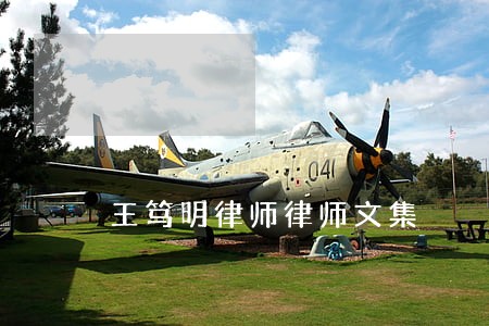王笃明律师律师文集 王笃明律师律师文集