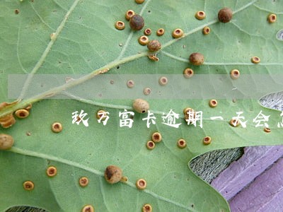 玖万富卡逾期一天会怎么样 玖万富卡逾期一天会怎么样