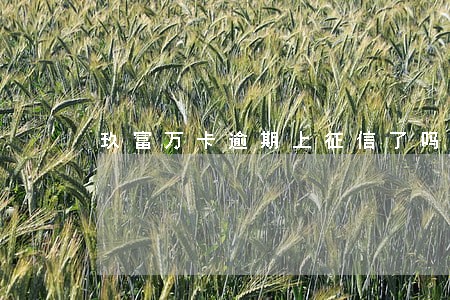 玖富万卡逾期上征信了吗 玖富万卡逾期上征信了吗
