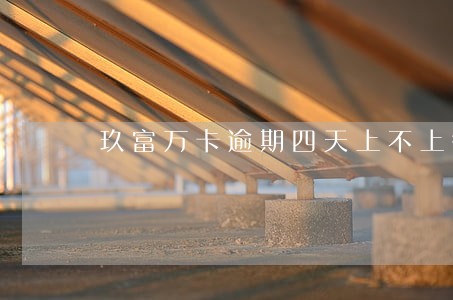玖富万卡逾期四天上不上征信 玖富万卡逾期四天上不上征信